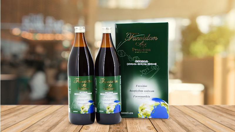 Nước uống hỗ trợ điều trị ung thư Lohas Fucoidan AF Premium, Hộp 2 chai mỗi chai 900ml