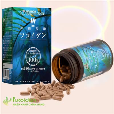 Viên uống Okinawa Kassou Fucoidan Nhật Bản - Hộp 150 viên