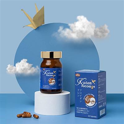 Kuren Fucoidan - Tăng cường miễn dịch cho người bị ung thư, Hộp 60 viên