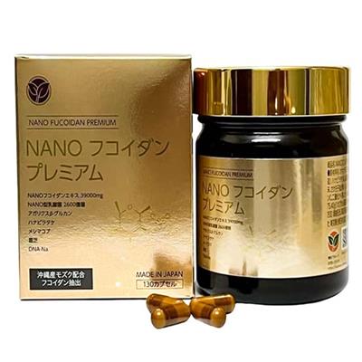Viên uống hỗ trợ điều trị ung thư Nano Fucoidan Premium Yo Group, Hộp 130 viên