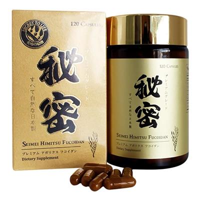 Viên uống hỗ trợ điều trị ung thư Mirako SeiMei Himitsu Fucoidan, Hộp 120 viên