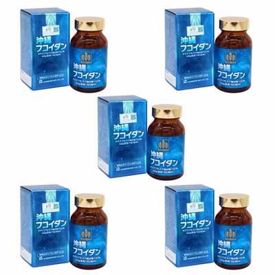 Liệu trình 5 Hộp Okinawa Fucoidan tăng cường miễn dịch cho trẻ từ 10 tuổi, Mỗi hộp 180 viên