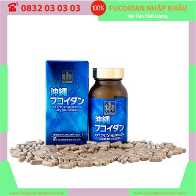 Okinawa Fucoidan, Hộp 180 viên - Nhập khẩu chính hãng